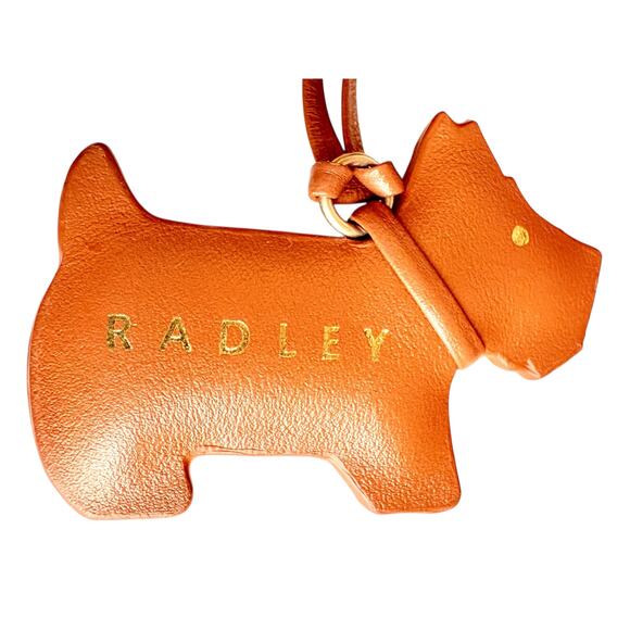 Radley London Leather Crossbody Bag - Soft Caramel Brown Pebbled Leather - Sz M - Picture 7 of 14